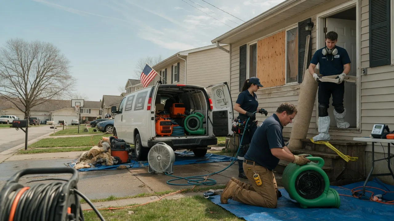 Water Damage Restoration in Burrton, KS near me